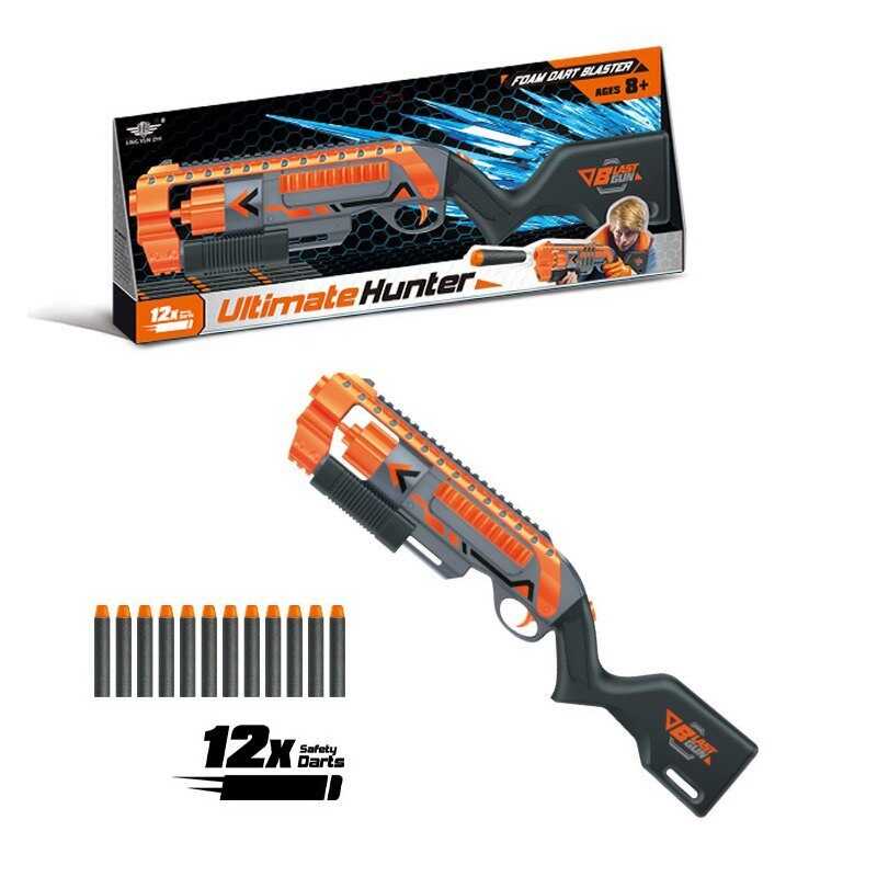 Автомат LZ 080 (18) механічний принцип роботи, стріляє м'якими патронами, в коробці