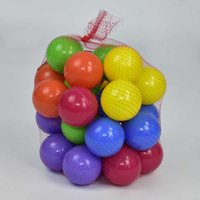 гр Кульки "80 мм м'які" 30 шт. 09122 (10) "M-Toys", в сітці