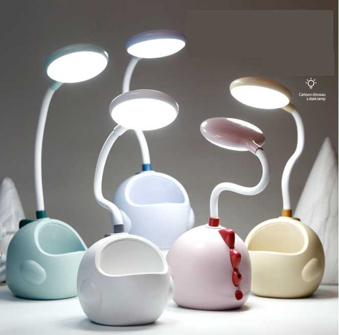 Лампа настільна світлодіодна C 71614 (96) 5 кольорів, вбудований акумулятор, органайзер для ручок, в коробці, ВИДАЄТЬСЯ ТІЛЬКИ МІКС ВИДІВ