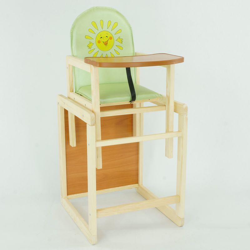 гр Стільчик / шкірзам / №2062 - "Сонечко" - колір САЛАТОВИЙ (1) ТМ "Мася"