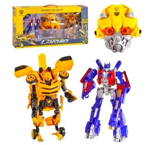 Трансформер - набір W 8839 A , маска і 2 робота, в коробці