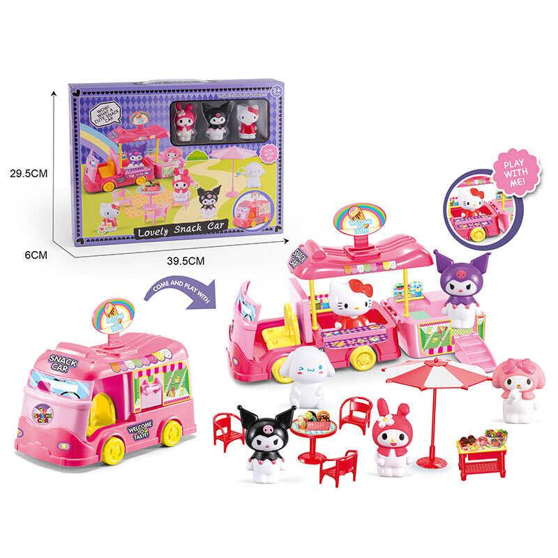 Набір героїв KLM 113 (36/2) герої, пальчиковий театр, автобус, аксесуари, наліпки, в коробці