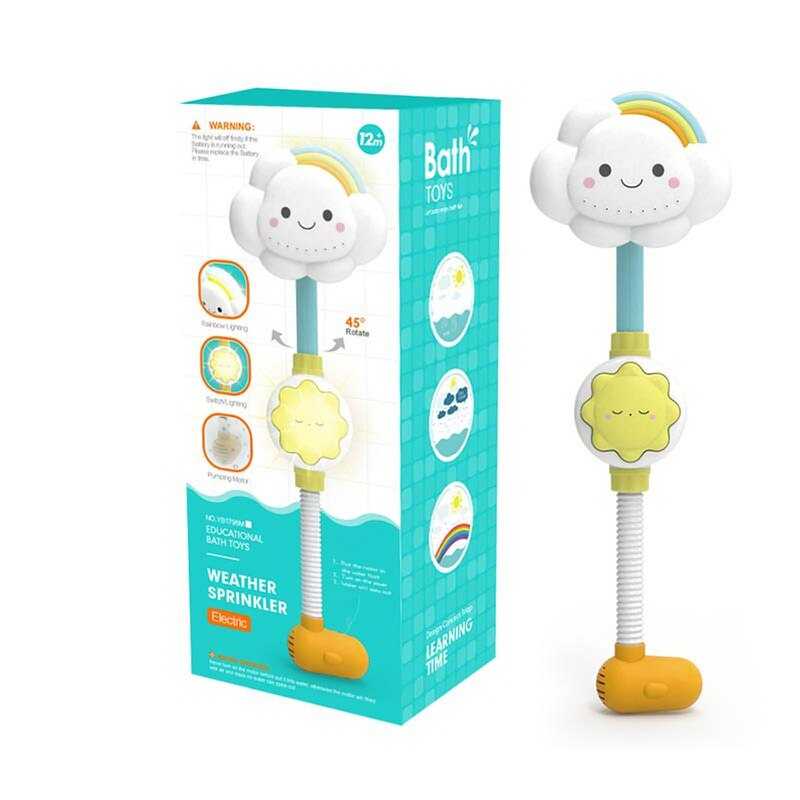 Гра для ванни YB 1905 (36) “Хмарка”, підсвічування, помпа, на присосках, в коробці