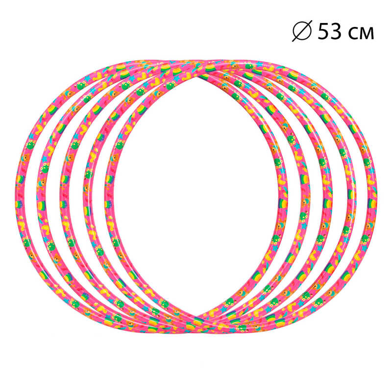 гр Обруч "Дівчинка №0" 0199 (1) ЦІНА ЗА 10 ШТУК В УПАКОВЦІ, d=53 см ,"Bamsic"