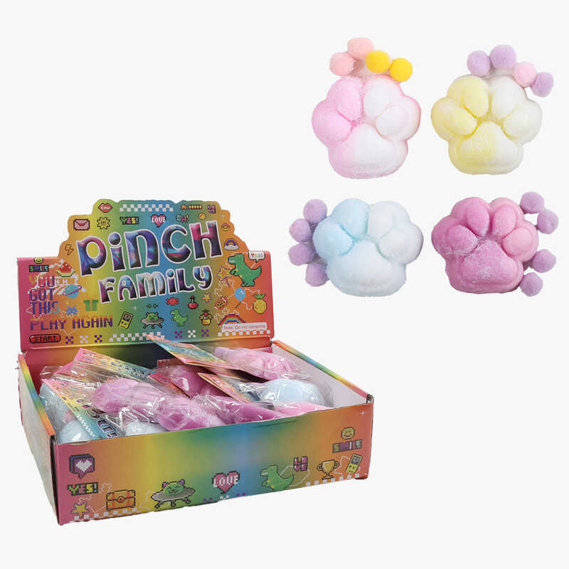 Гра антистрес C 72396 (16) ЦІНА ЗА 24 ШТУКИ В БЛОЦІ, "Лапка", в коробці