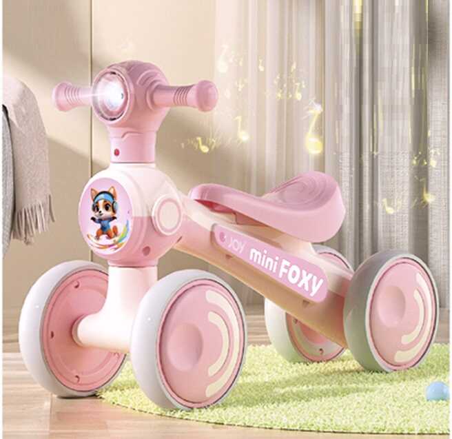 Велобіг JOY 4-х колісний TR-69533 (1) колеса EVA, рама пластик, УКРАЇНСЬКЕ ОЗВУЧУВАННЯ та підсвічування, в коробці