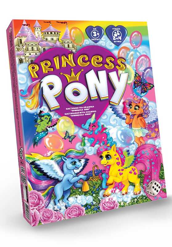 гр Настільна гра "Princess Pony" DTG96 (20) "Danko Toys", опис укр\рос мовами