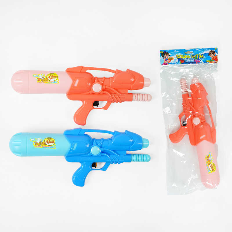 Водний пістолет TK 6125-36 (72/2) "TK Group", 2 кольори, помповий механізм, у пакеті, ВИДАЄТЬСЯ ТІЛЬКИ МІКС ВИДІВ