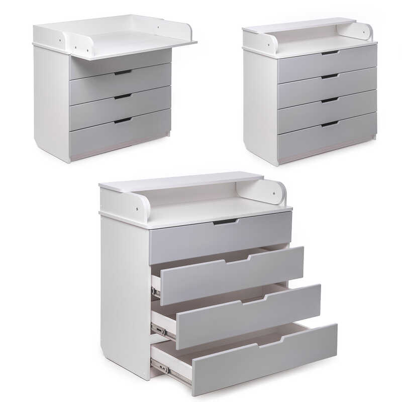 гр Комод-пеленатор МДФ 900 колір - сірий DSK-M905 (1)