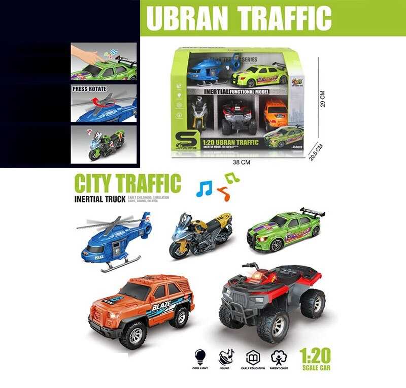 Набір машин JS 200 N (8) в коробці