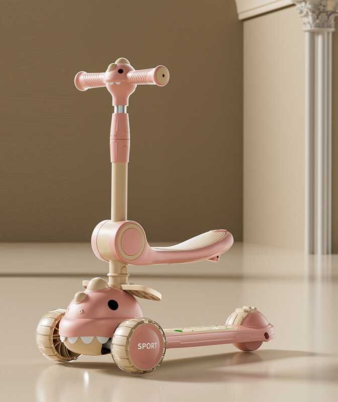 Самокат триколісний з сидінням DL-145-12