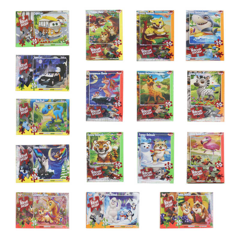 гр Пазли 20 ел. м'які с.9 S20-09-01 02 03...16 (16) ВИДАЄТЬСЯ ТІЛЬКИ МІКС ВИДІВ, "Danko Toys", ОПИС РОС.МОВОЮ