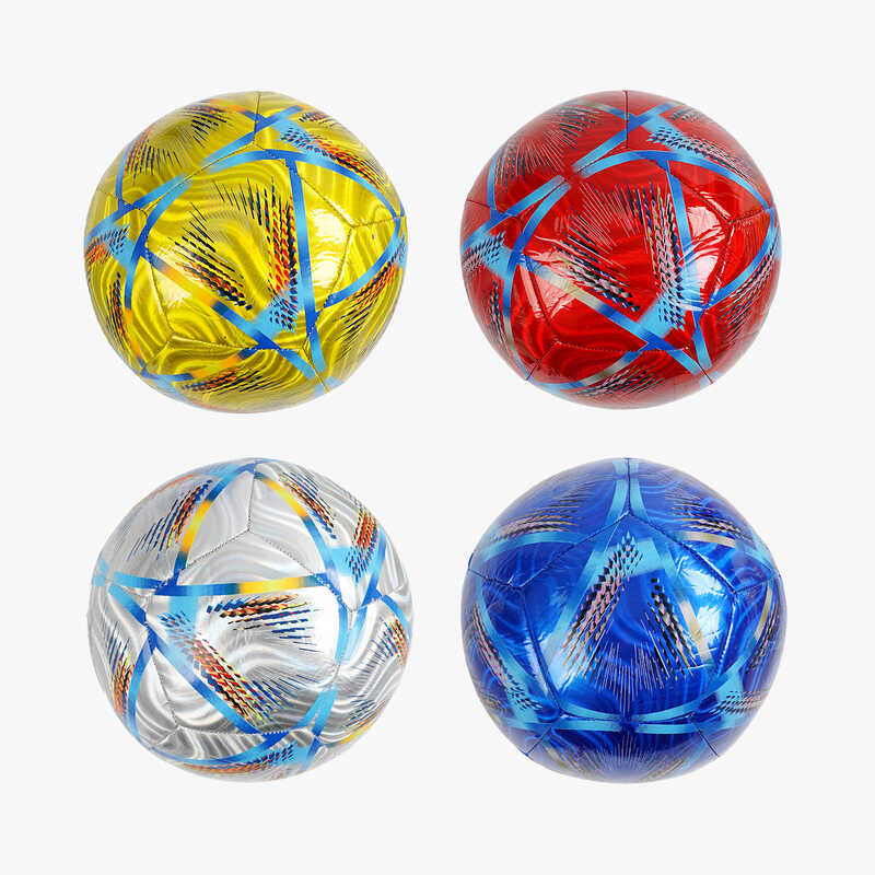 М`яч футбольний С 70295 (80) 4 види, розмір №5, матеріал м`яка EVA, 310-330 грамів, гумовий балон, ВИДАЄТЬСЯ ТІЛЬКИ МІКС ВИДІВ