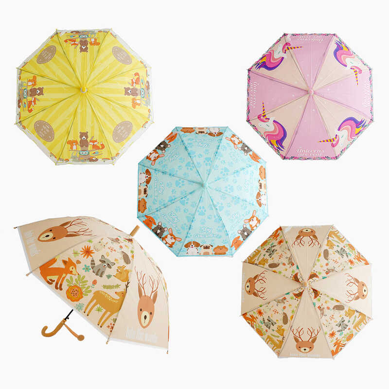 Парасолька C 68616 (60) напівавтомат, d = 80 см, довжина 70 см, 8 спиць, в пакеті, ВИДАЄТЬСЯ МІКС ВИДІВ