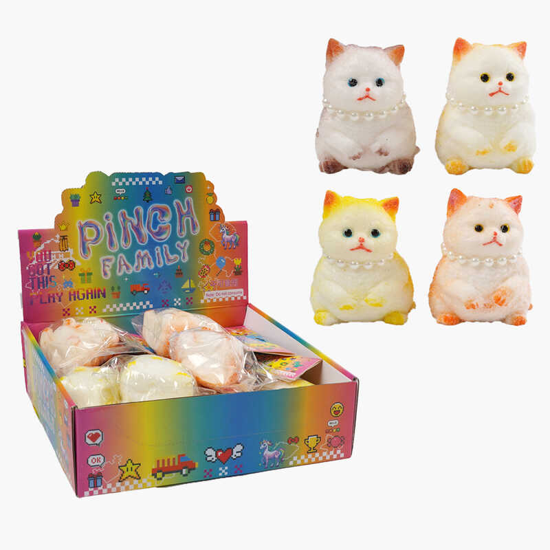 Гра антистрес C 72092 (12) ЦІНА ЗА 12 ШТУК В БЛОЦІ, "Кошеня", в коробці