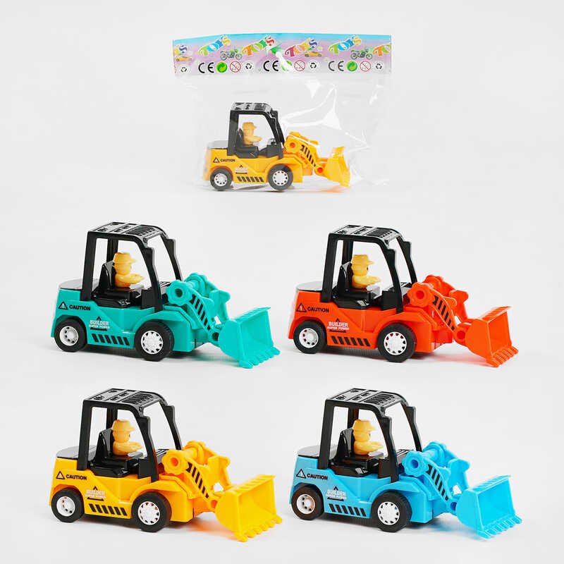 Трактор 8808 (360/2) 4 кольори, інерційний механізм, у пакеті