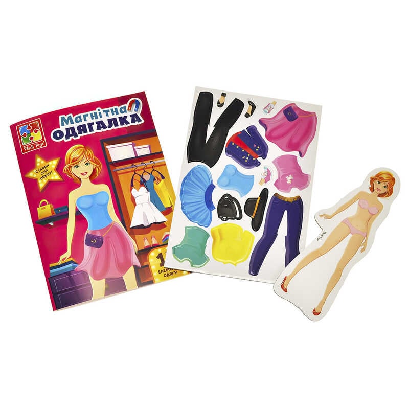 гр Магнітна гра "Everyday look" у папці (укр) VT3204-31 (60) "Vladi Toys"