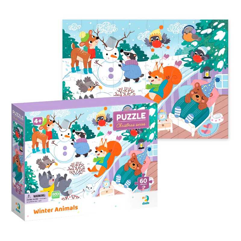 гр Пазл "Зимові тваринки" 300578 (144) "DoDo"