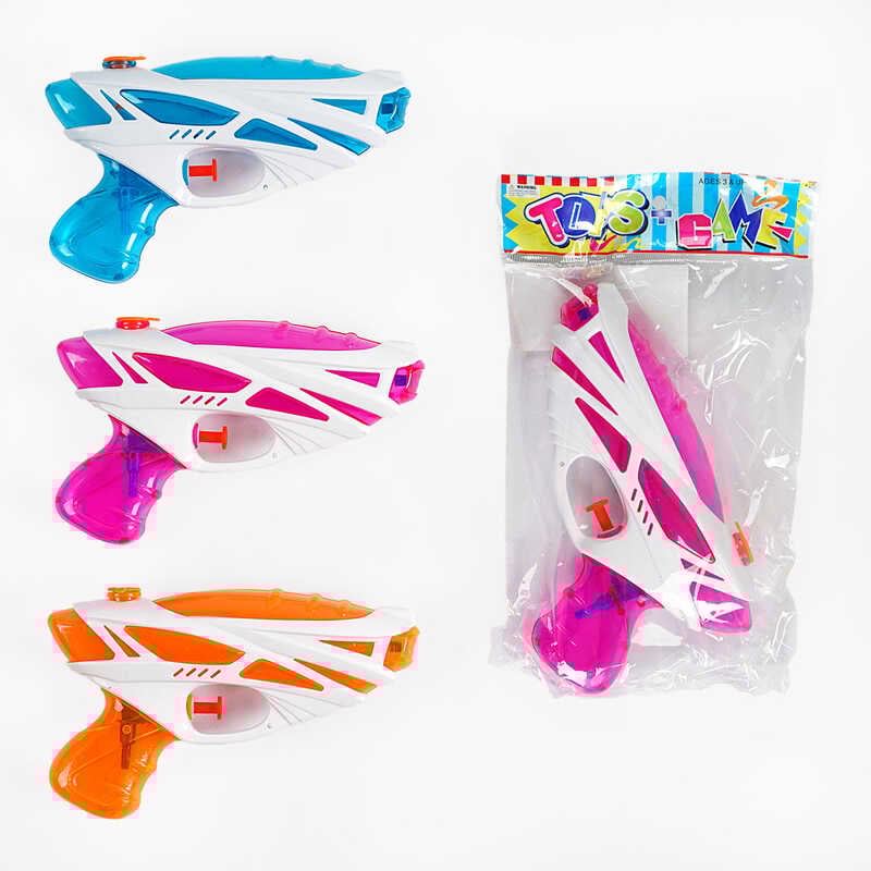 Водний пістолет 028 (480/2) 3 кольори, в пакеті, ВИДАЄТЬСЯ ТІЛЬКИ МІКС ВИДІВ