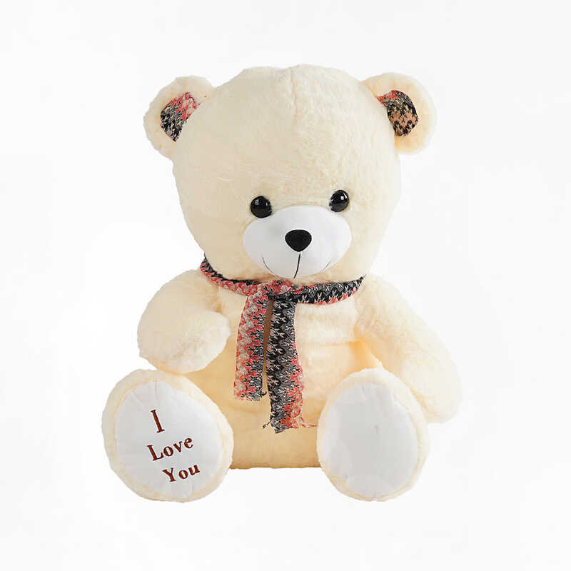 М`яка іграшка M 17384 (30) “Ведмідь”, висота у сидячому положенні 46 см, у пакеті