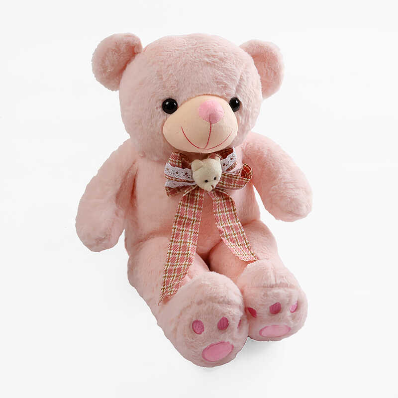 М`яка іграшка M 18071 (62) “Ведмедик”, 35х21х53 см, бантик