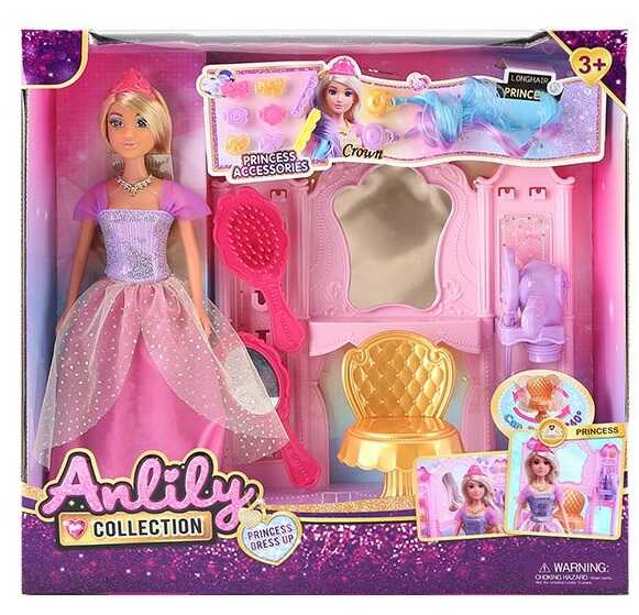 Лялька 616352 (12) висота: 30 см, аксесуари, меблі, в коробці