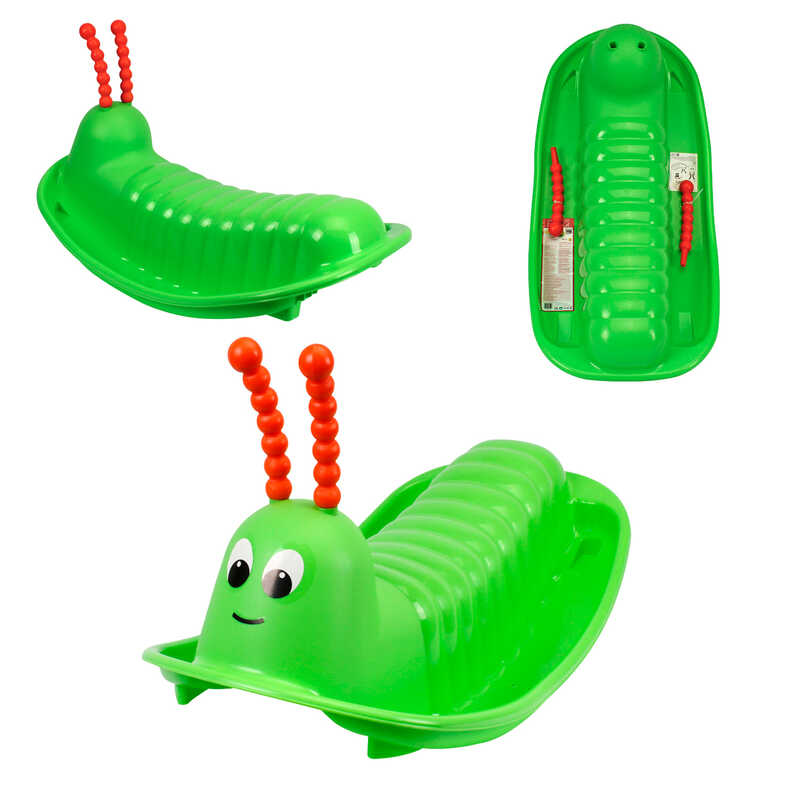 гр Гойдалка качалка "Гусениця" 2206 (1) "Technok Toys", розміри: 85x46x47 см
