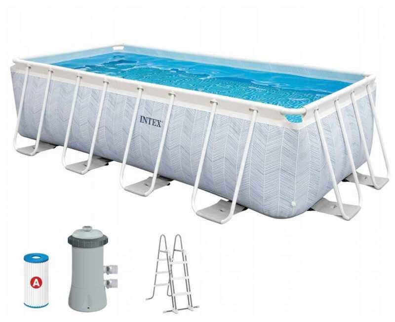 Intex Басейн каркасний 26780 NP (1) 400 x 200 x 100 см, об`єм 6836 л, в коробці