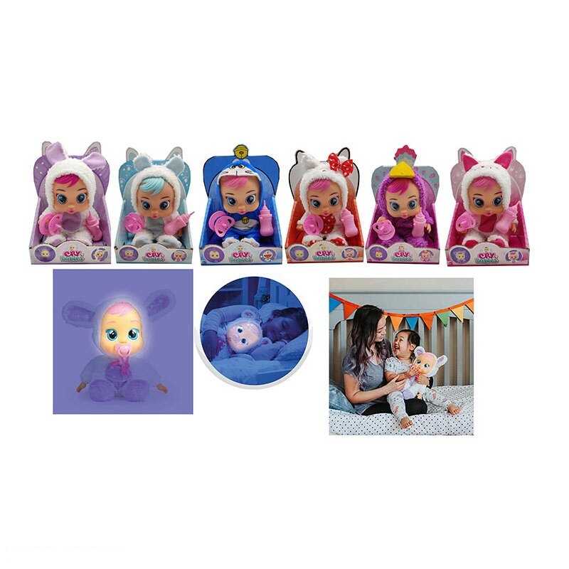 Пупс YT 6361 (144/2) герой, висота: 19 см, знімний костюмчик, плаче водою, музичний чип, соска, пляшечка, в коробці, ВИДАЄТЬСЯ МІКС ВИДІВ