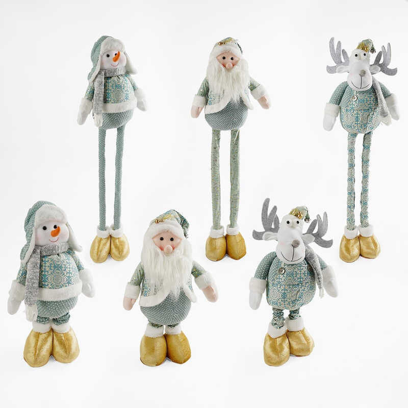 Новорічна декоративна іграшка C 67762 (24) 3 види, мін. висота-53 см, макс. висота-97 см, дзвоник, в пакеті, ВИДАЄТЬСЯ ТІЛЬКИ МІКС ВИДІВ