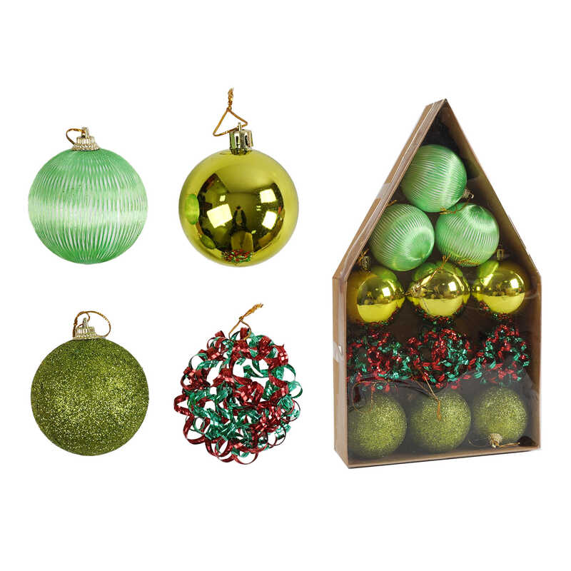 Новорічні прикраси C 67480 (60) 12 штук, кульки, D = 6 см, в коробці