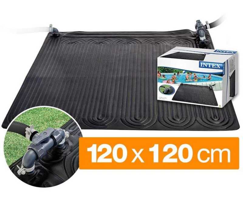 Intex Килимок 28685 (3) 120х120см, нагрівач для води від сонця Solar Heating Mat, шланг 32мм
