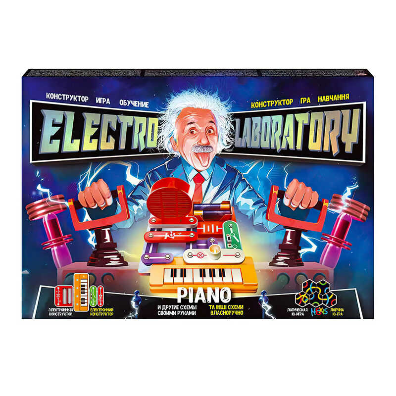 гр Електронний конструктор "Electro Laboratory. Piano" Elab-01-02 (5) "Danko Toys", у коробці