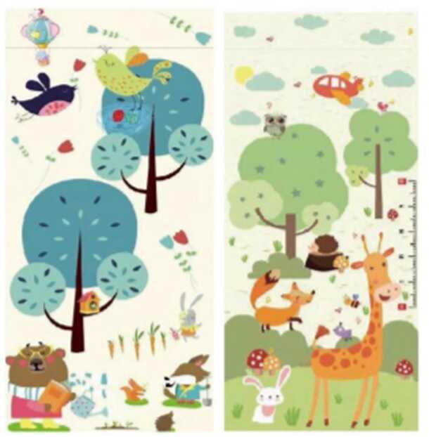 Килимок ігровий (ТЕРМО) 2-х сторонній EVA D-79009 (20) 180х200х0.8см, у сумці