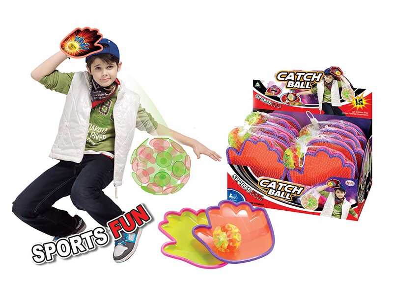 Пастка YF 300 D (12/2) 2 долоньки-пастки, м’ячик на присосках, в коробці, ЦІНА ЗА 12 ШТУК В БЛОЦІ