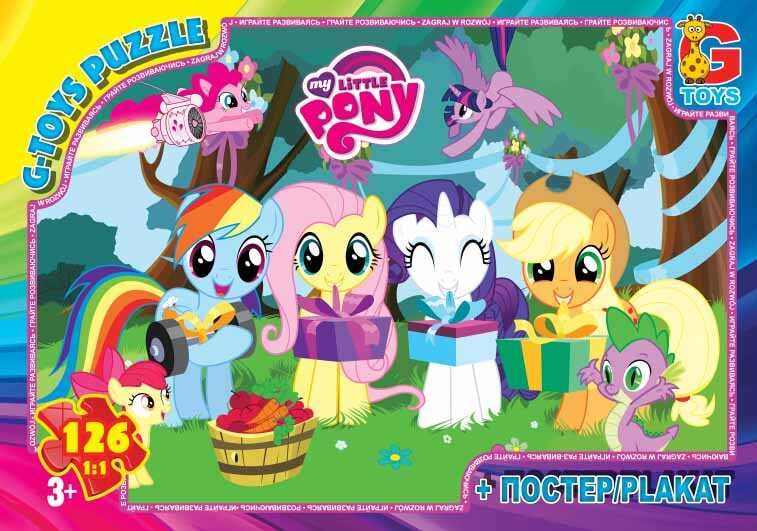 гр Пазли 70 ел. "G Toys" "My little Pony" MLP 012 (62) + постер