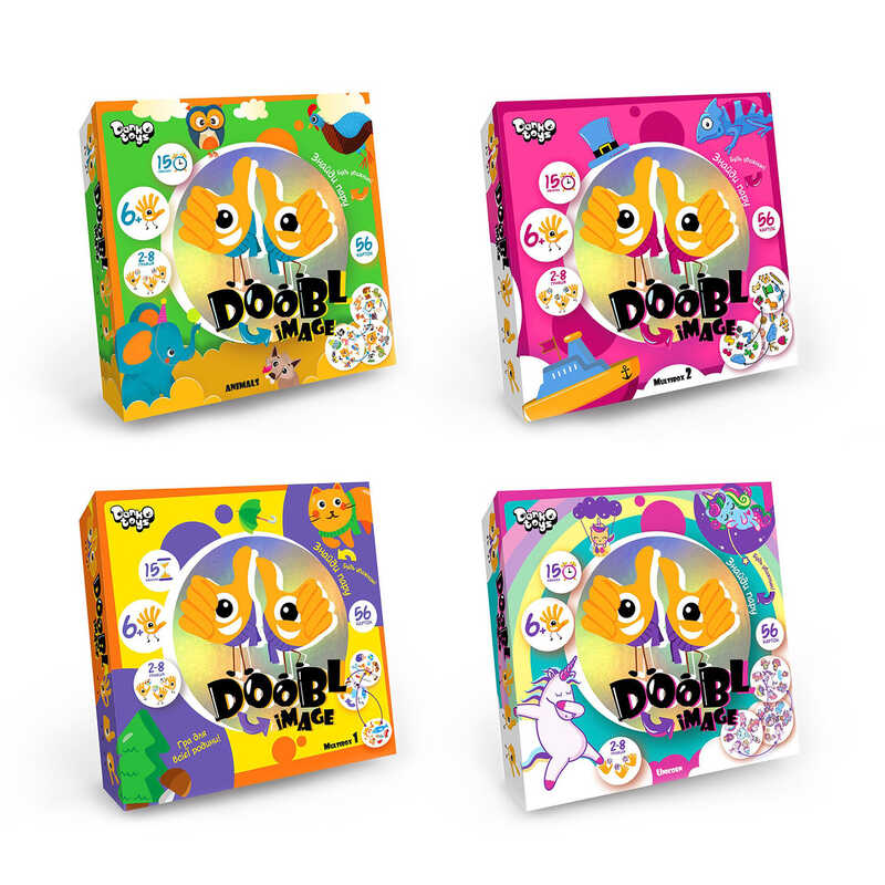 гр Настільна гра "DOOBL IMAGE" ВЕЛИКА DBI-01-01U,02U,03U,04U (8) "Danko Toys" ВИДАЄТЬСЯ МІКС ВИДІВ