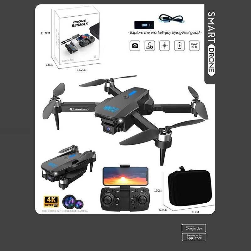 Квадрокоптер E 88 MAX (36) в коробці