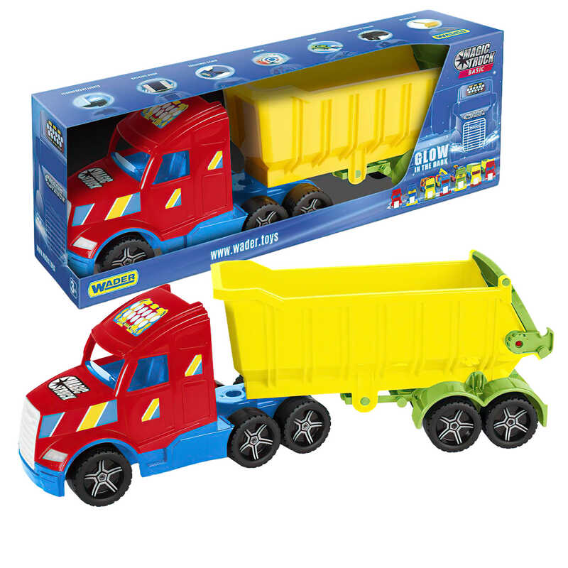 гр "Magic Truck Basic" вантажівка" 36300 (3) в коробці "Wader"