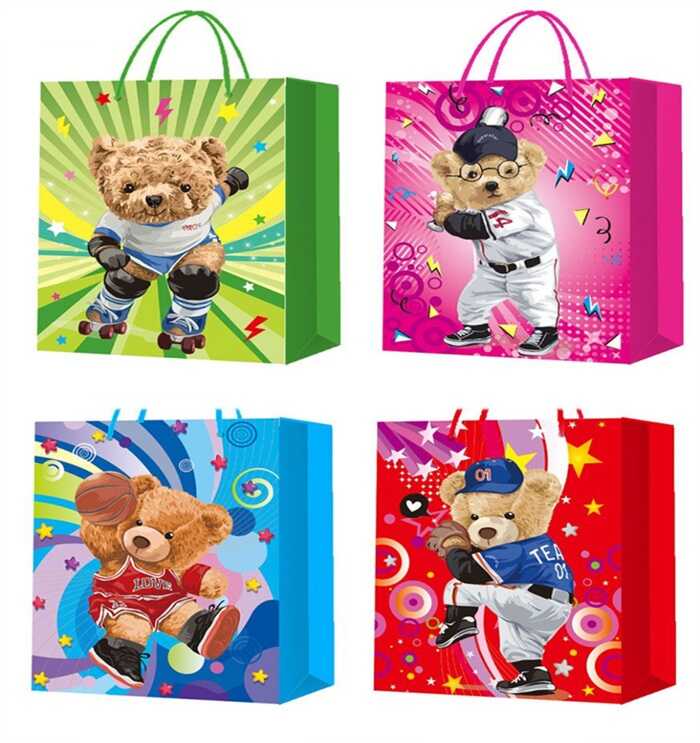 Пакет подарунковий С 69461 (480) 4 види, СЕРЕДНІЙ, ВИДАЄТЬСЯ ТІЛЬКИ МІКС ВИДІВ