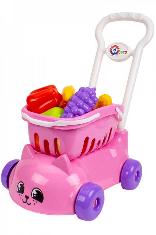 гр Іграшка "Візок" 7563 (3) "ТЕХНОК", 16 продуктів, в коробці