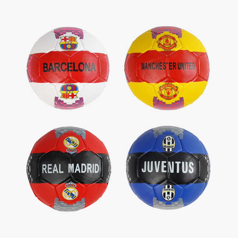 М`яч футбольний C 70327 (80) 4 кольори, розмір №5, матеріал PU, 320-330 грамів, гумовий балон, ВИДАЄТЬСЯ ТІЛЬКИ МІКС ВИДІВ