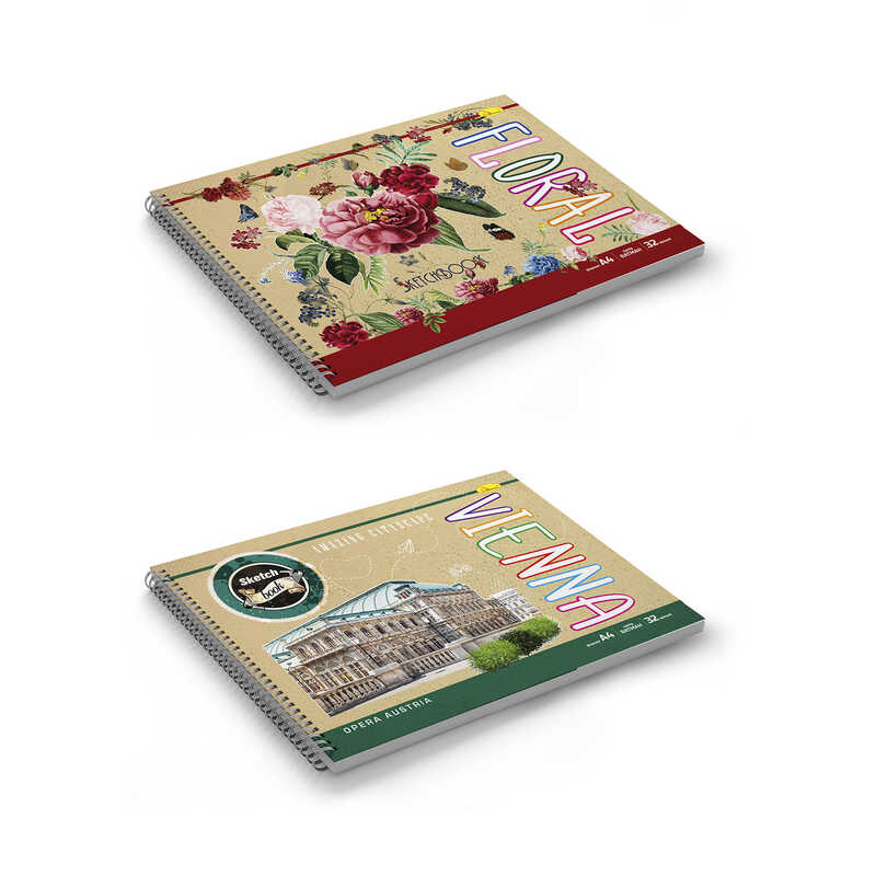 гр Скетч-бук "Крафт" СБК-А4-32 (16) 32л А4