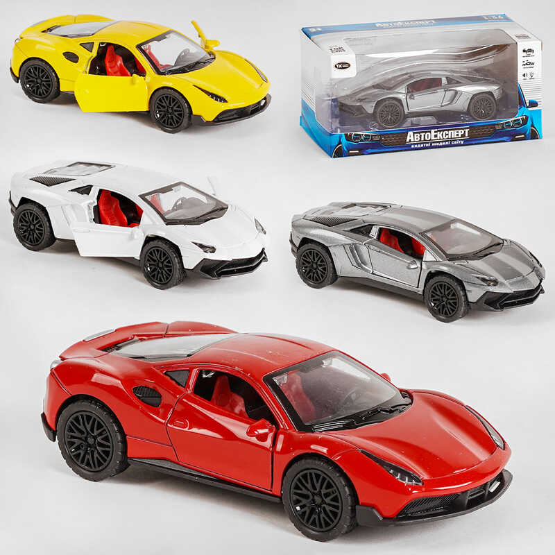 Машинка MG - 40586 (120/2) 4 види, "Авто Експерт", 1:36, світло, звук, інерція, в коробці ВИДАЄТЬСЯ МІКС ВИДІВ