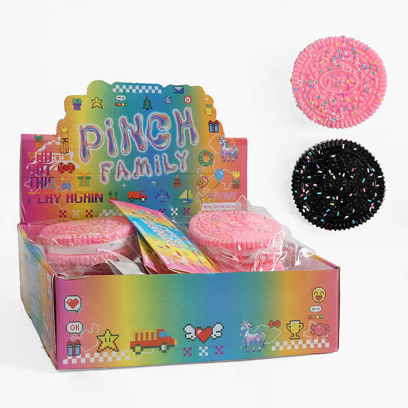 Гра антистрес C 72387 (24) ЦІНА ЗА 8 ШТУК В БЛОЦІ, "Печиво", в коробці