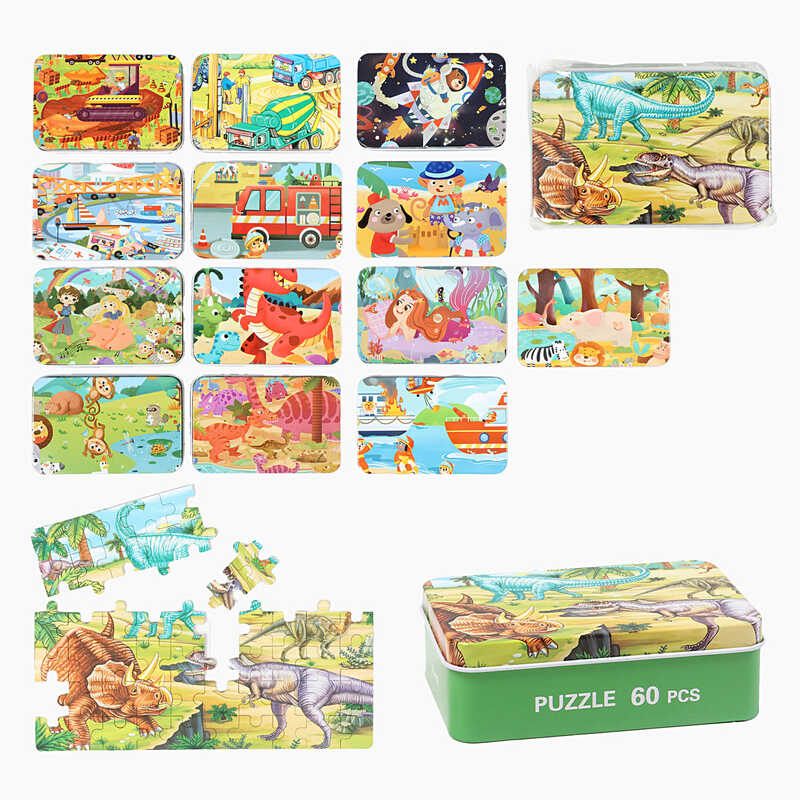 Пазли C 73265 (120) 60 елементів, у боксі, ВИДАЄТЬСЯ ТІЛЬКИ МІКС ВИДІВ