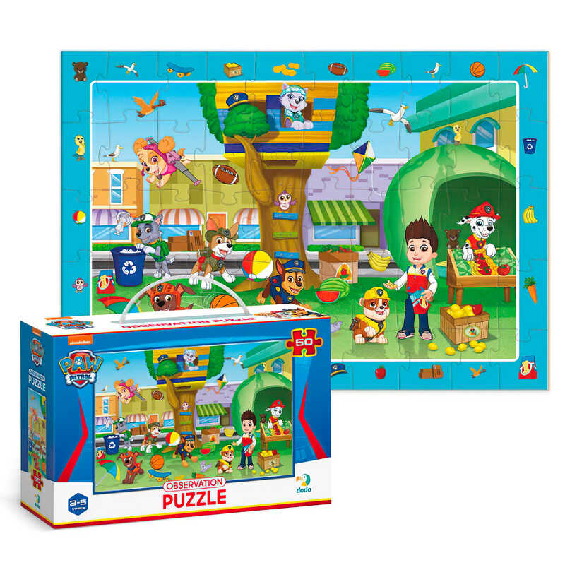 гр Пазл обсерваційний на 50 елементів "Paw Patrol. Літні розваги" 200464 (18) "DoDo", в коробці