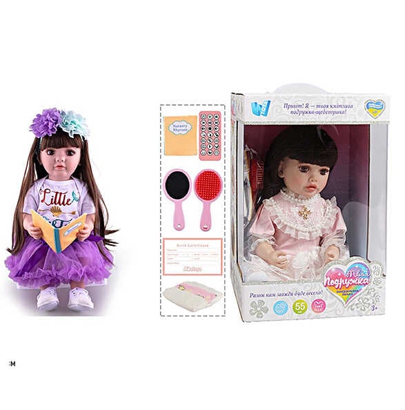 Інтерактивна лялька TK 9212-33 (9) "WToys", ОЗВУЧ. УКР. МОВОЮ, пульт,  казки, пісні, відповідає на запитання, мелодії, повторюшка,в коробці