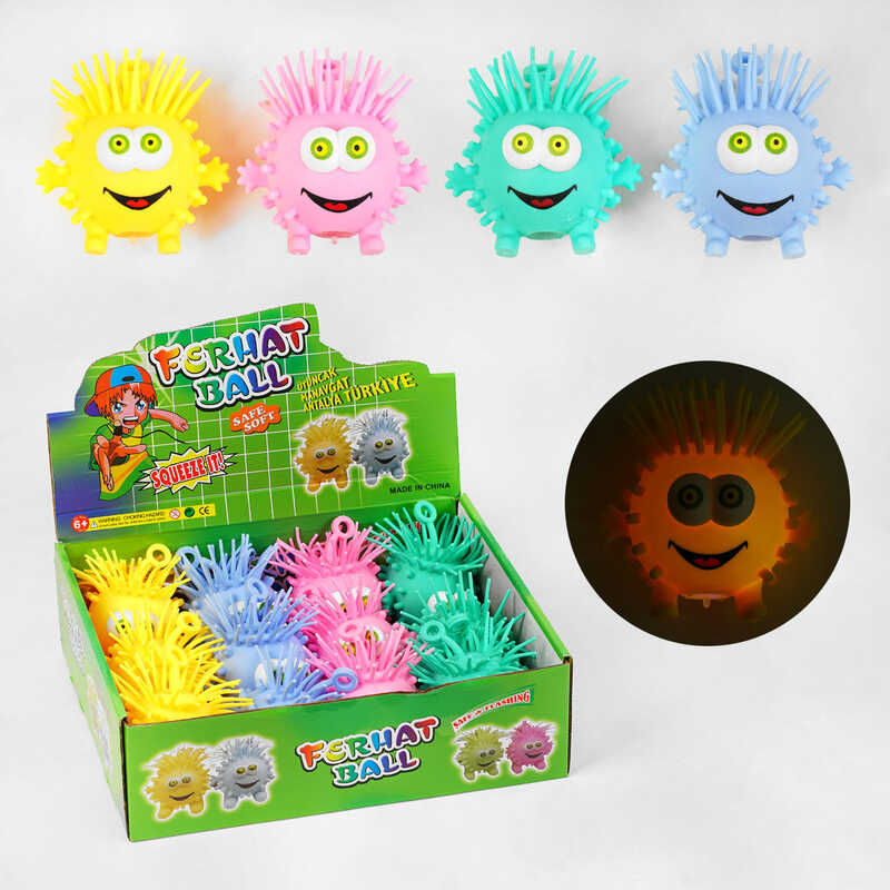 Гра антистрес C 60485 (24) ЦІНА ЗА 12 ШТУК В БЛОЦІ, окастик, підсвічування