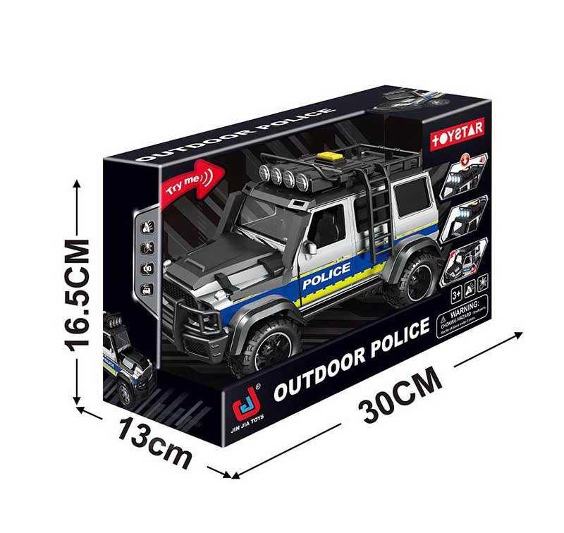 Джип 666-17 Q (24) "Поліція", звук, підсвічування, інерція, в коробці